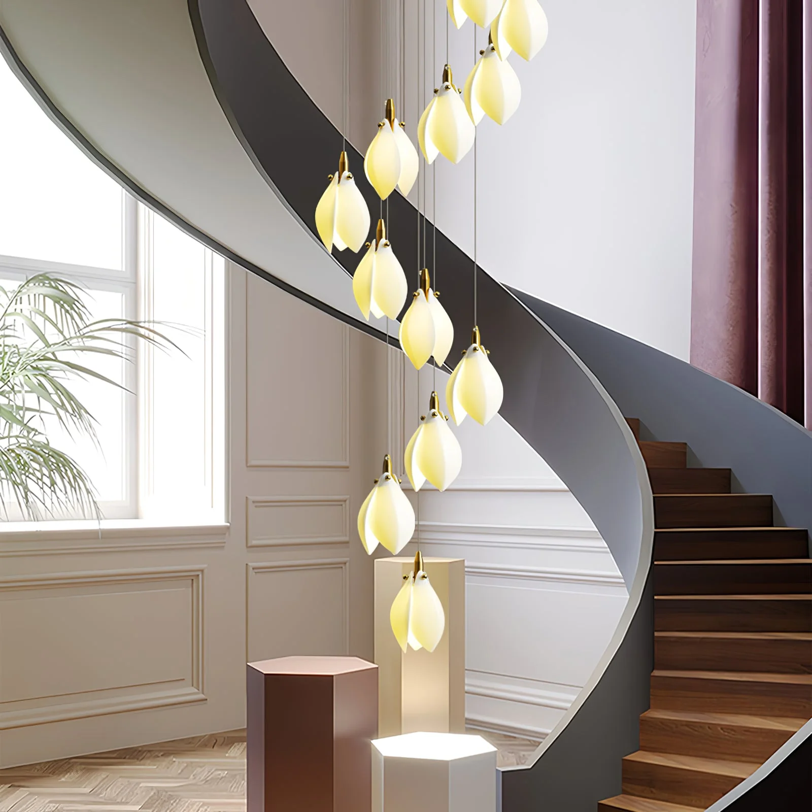 Astralis Bloom Stairs Chandelier - Image 5