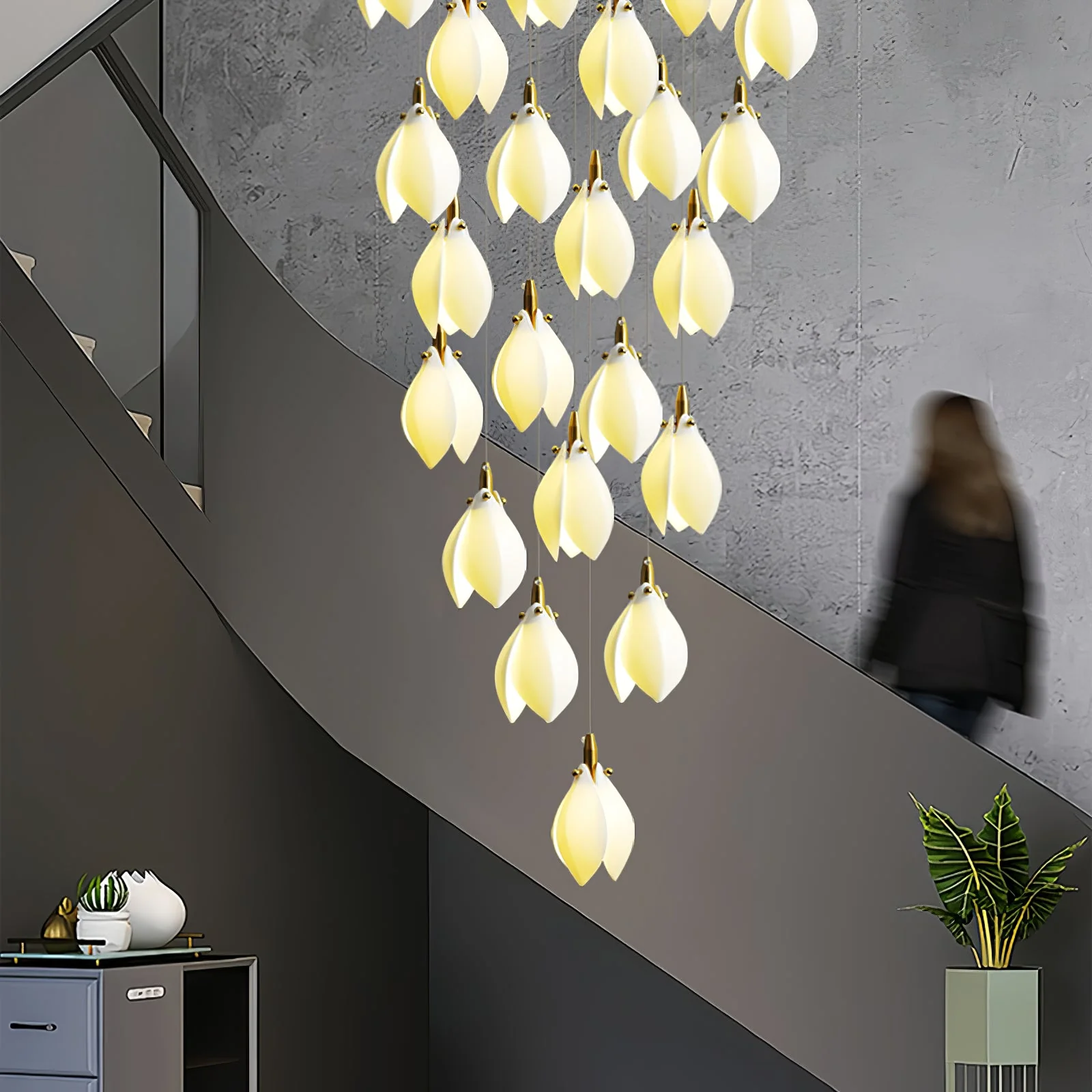 Astralis Bloom Stairs Chandelier - Image 6