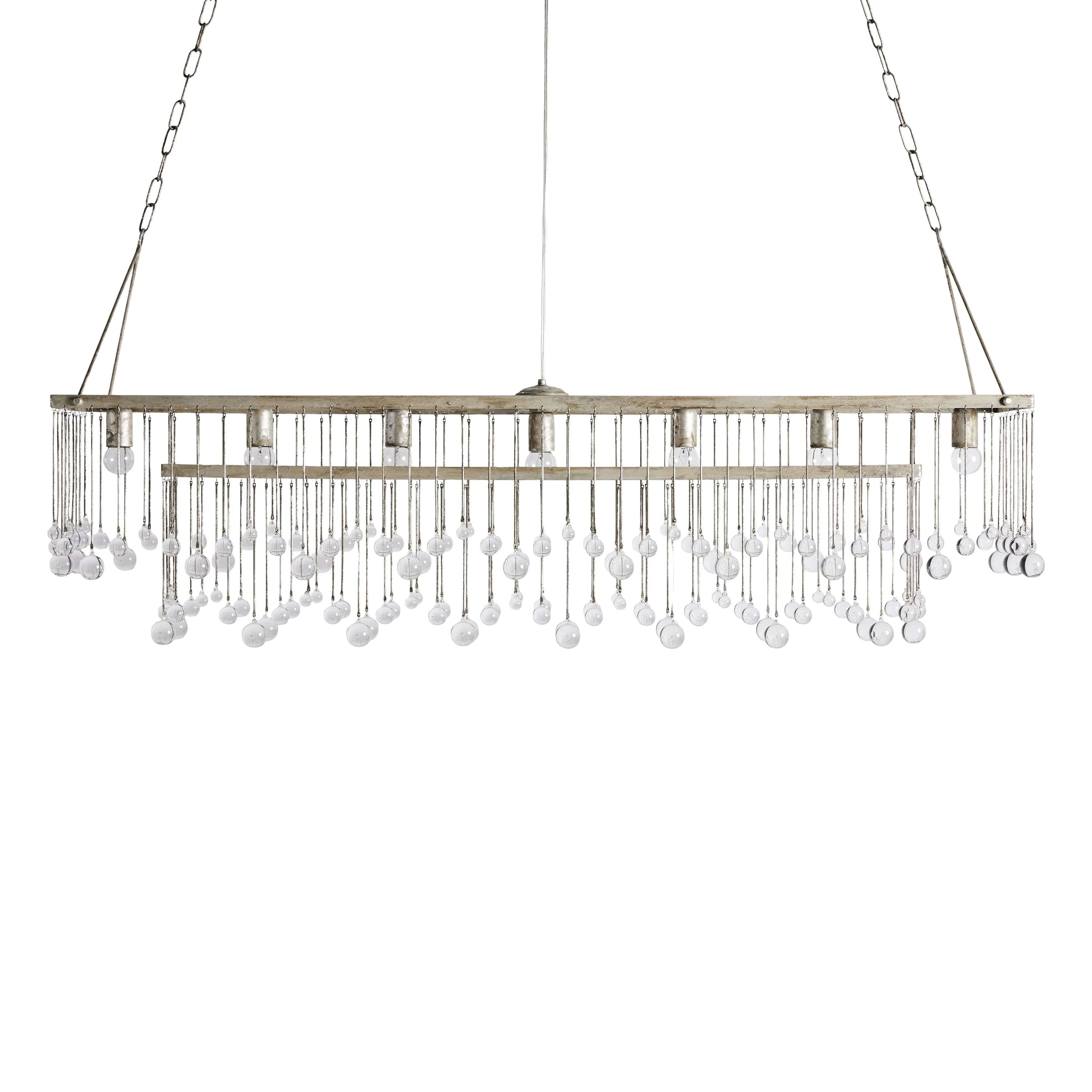 Aubrey Crystal Ball Rectangular Chandelier 47'' 60'' - Image 38