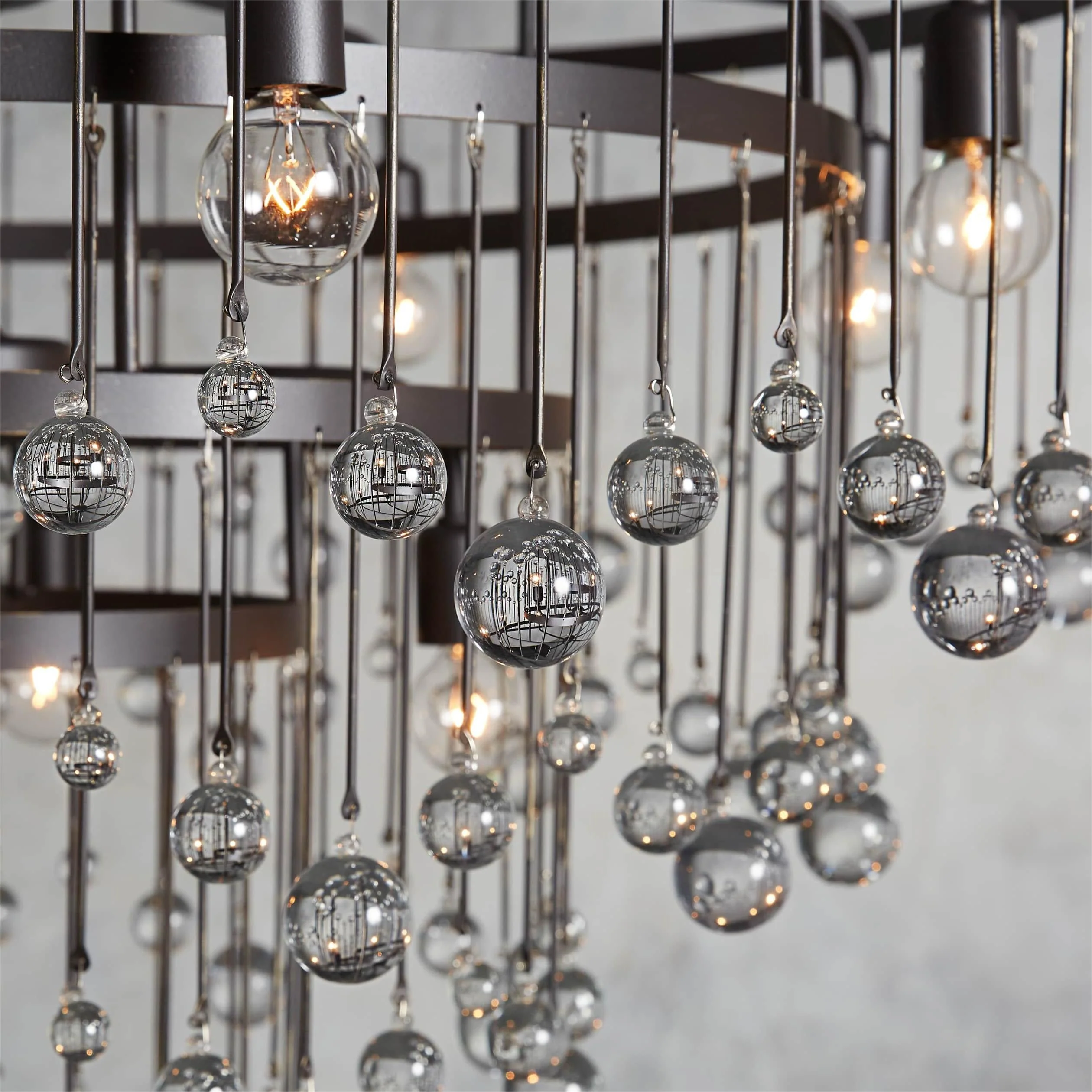 Aubrey Modern Crystal Ball 4 Tier Chandelier 37" - Image 19