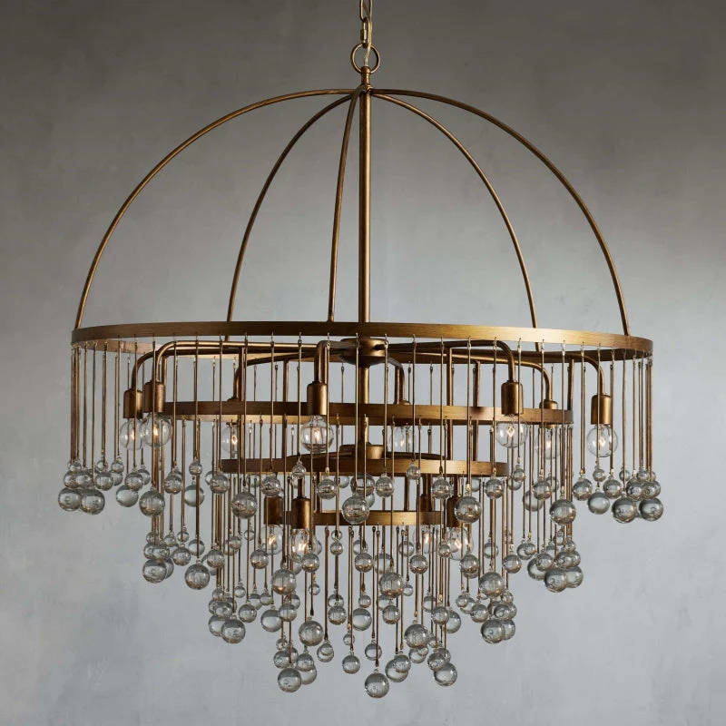 Aubrey Modern Crystal Ball 4 Tier Chandelier 37" - Image 20