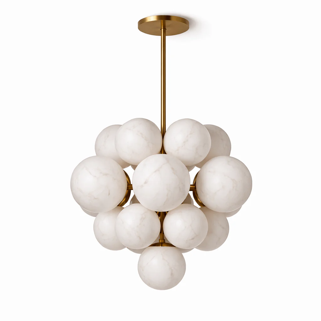 Aurelia Alabaster Cluster Chandelier - Image 7