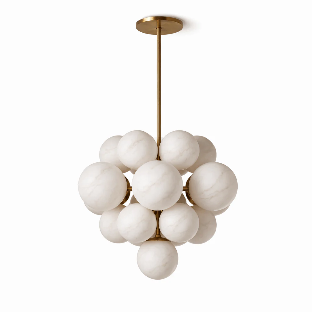 Aurelia Alabaster Cluster Chandelier - Image 8