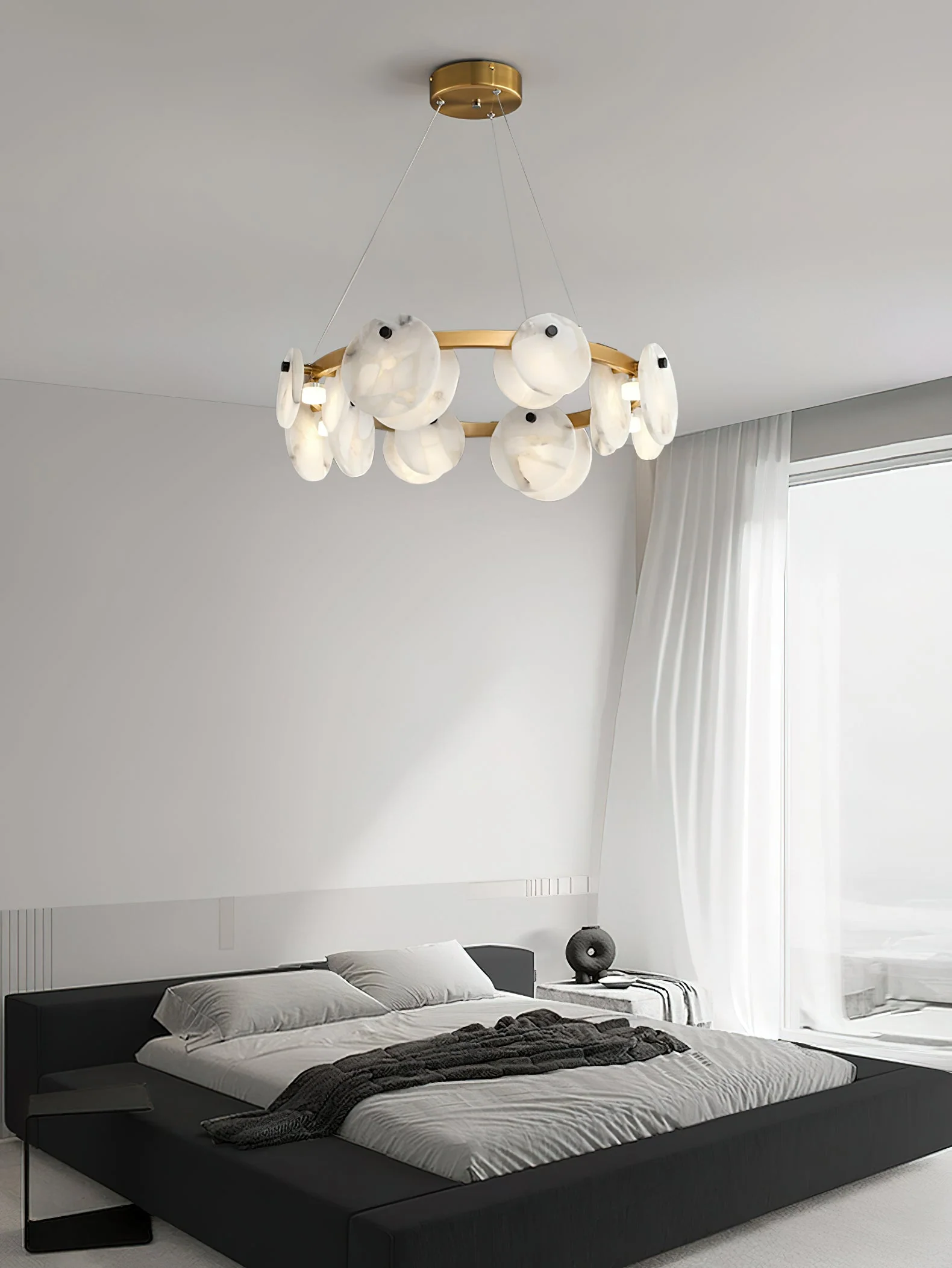 Austen Alabaster Chandelier - Image 7