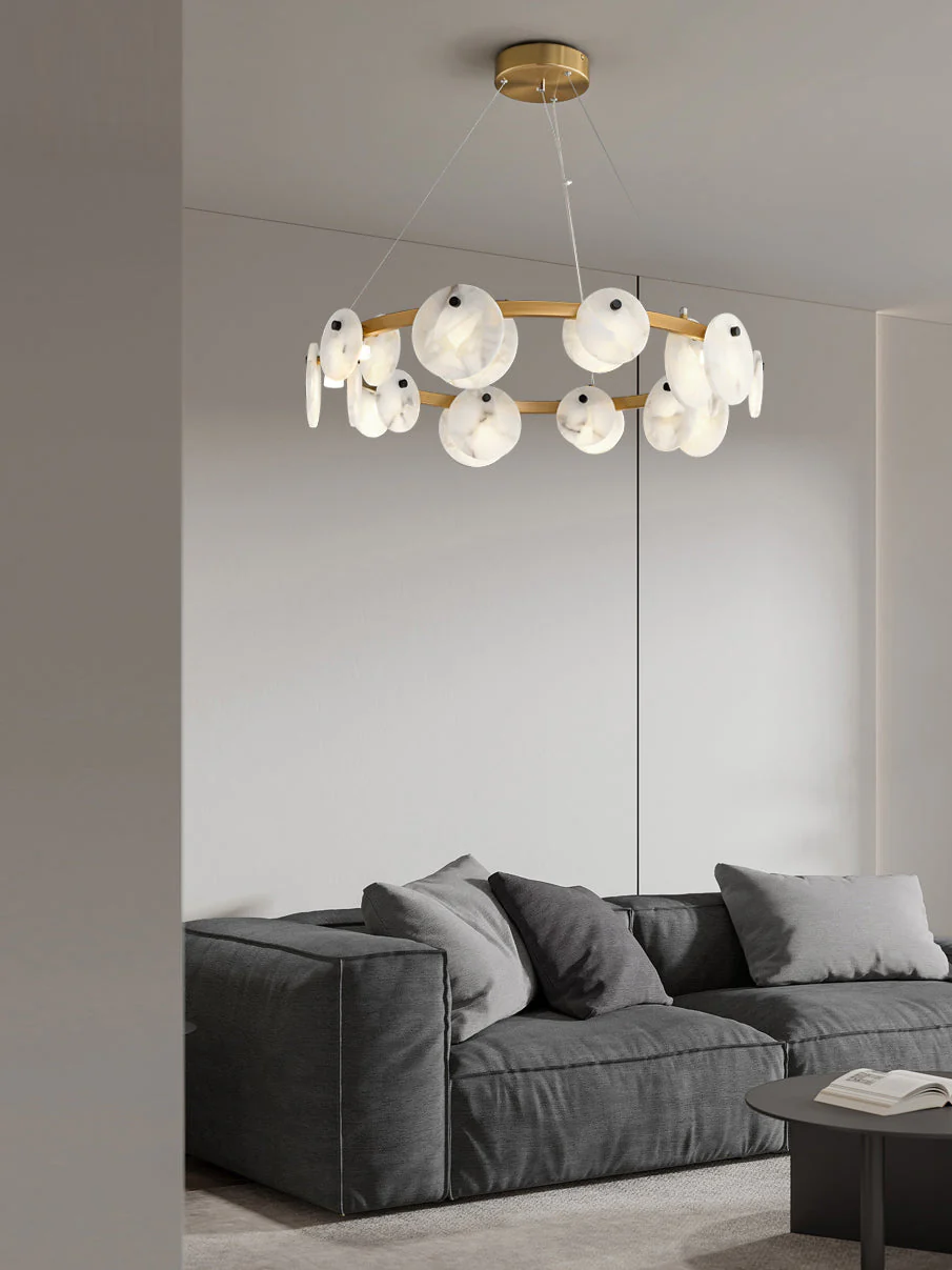 Austen Alabaster Chandelier - Image 8