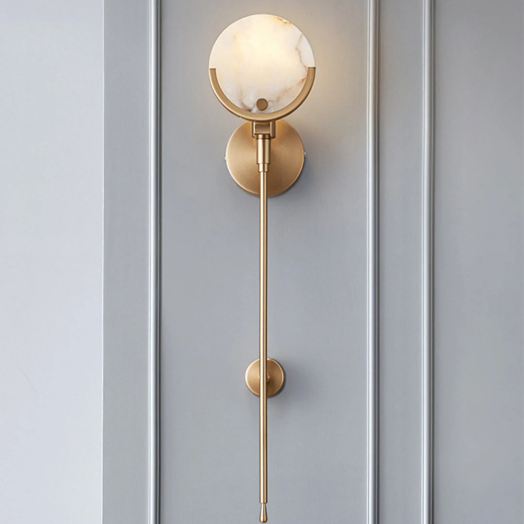 Ava Brass Wall Lamp - Image 7