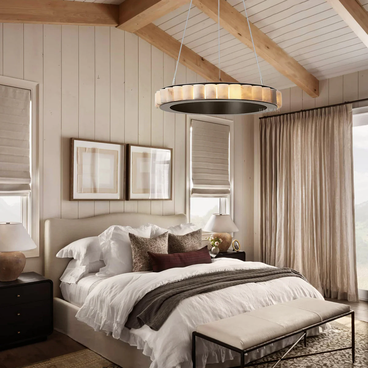 Avalon Alabaster Chandelier - Image 2