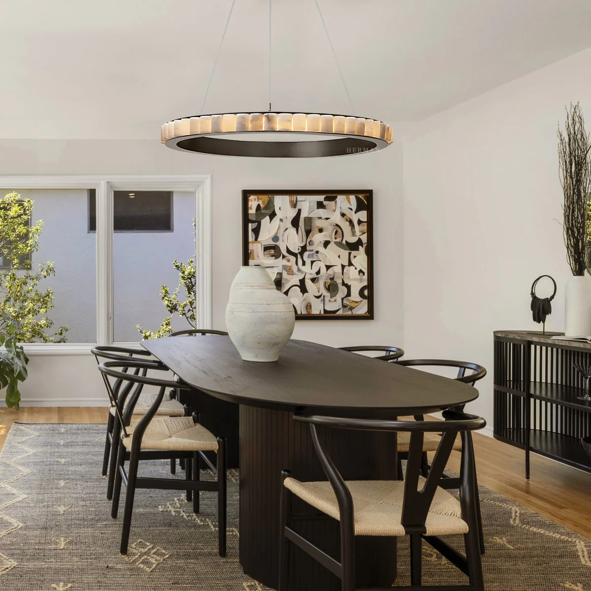 Avalon Alabaster Chandelier - Image 3
