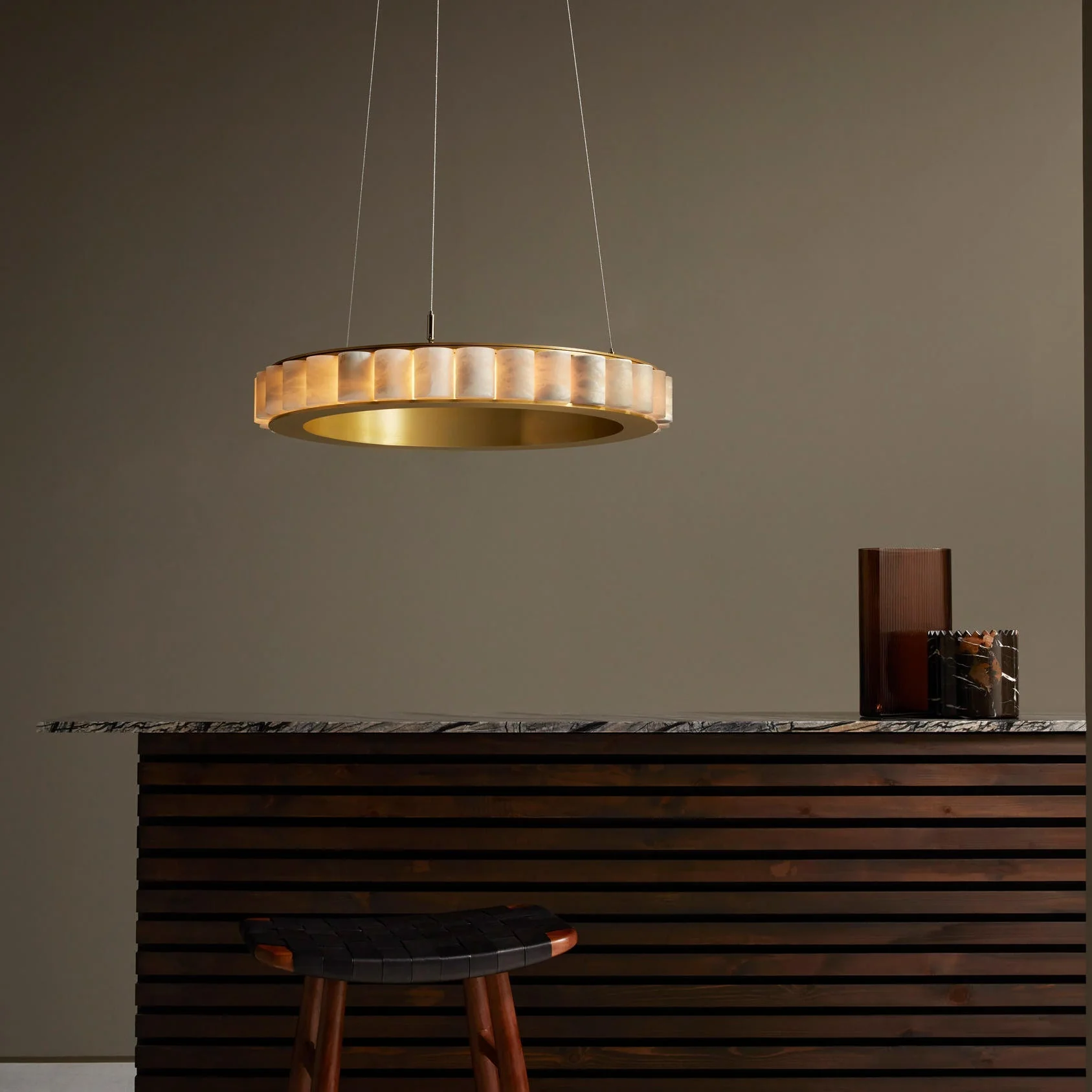 Avalon Alabaster Chandelier - Image 4