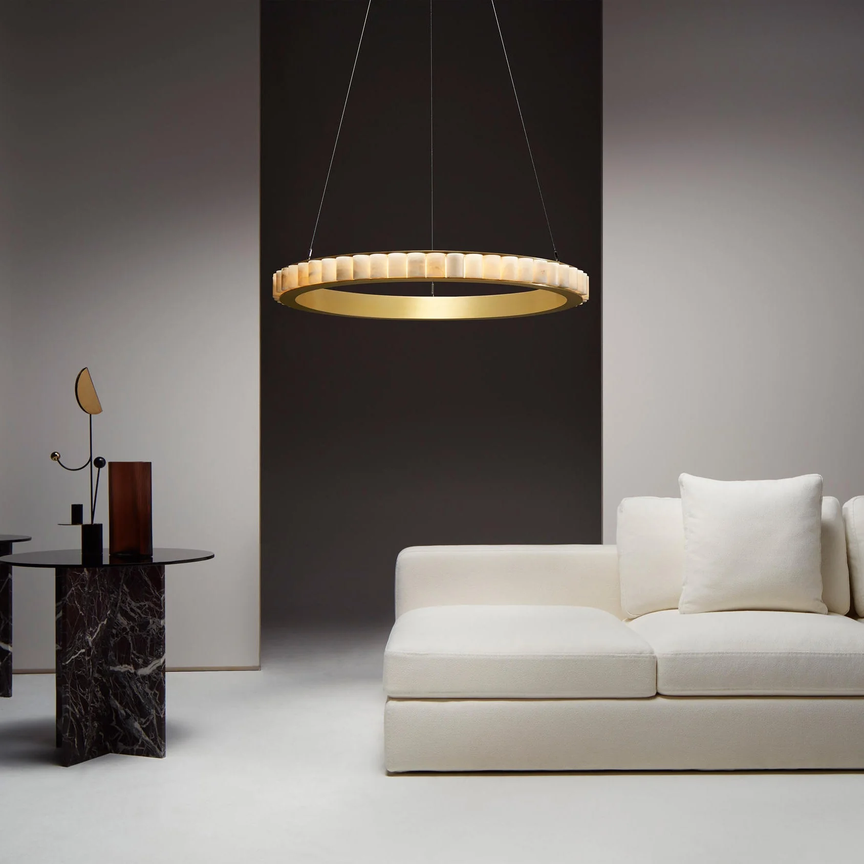 Avalon Alabaster Chandelier - Image 9