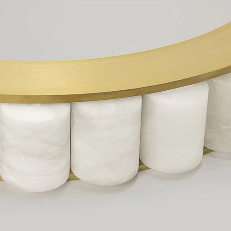 Avalon Alabaster 2 Layer Chandelier - Image 13