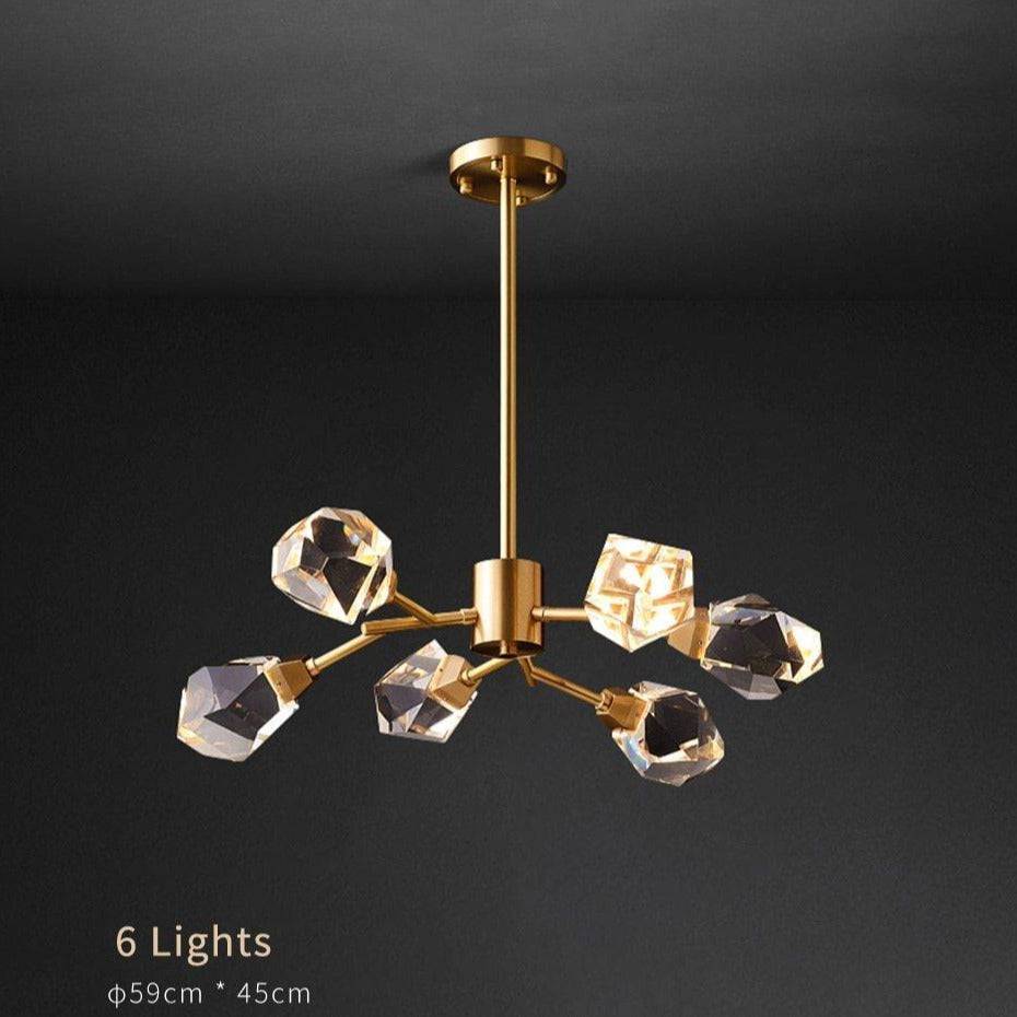 Eve Branch Crystal Chandelier 6-Light - Image 3