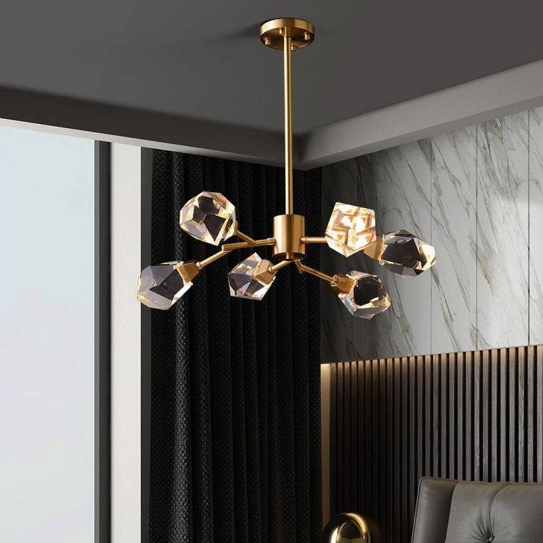 Eve Branch Crystal Chandelier 6-Light - Image 4