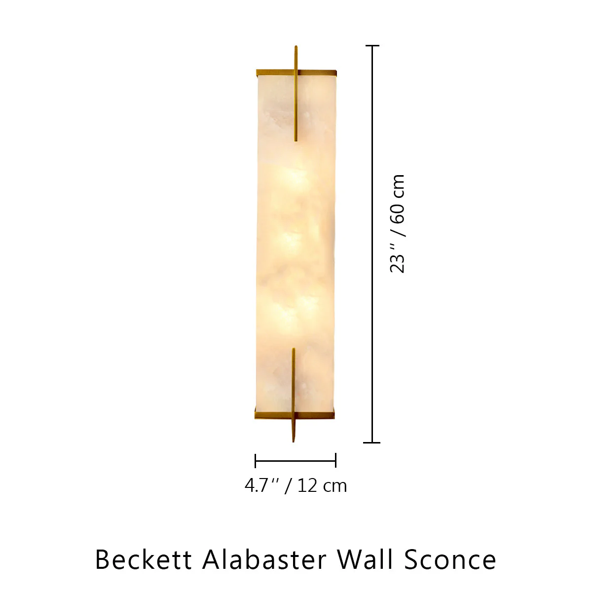 Beckett Alabaster Wall Sconce - Image 15