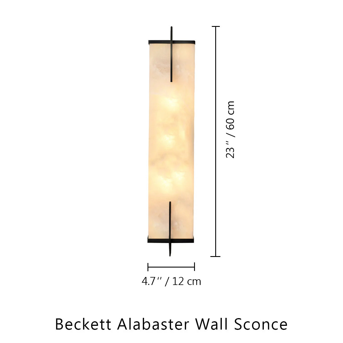 Beckett Alabaster Wall Sconce - Image 16