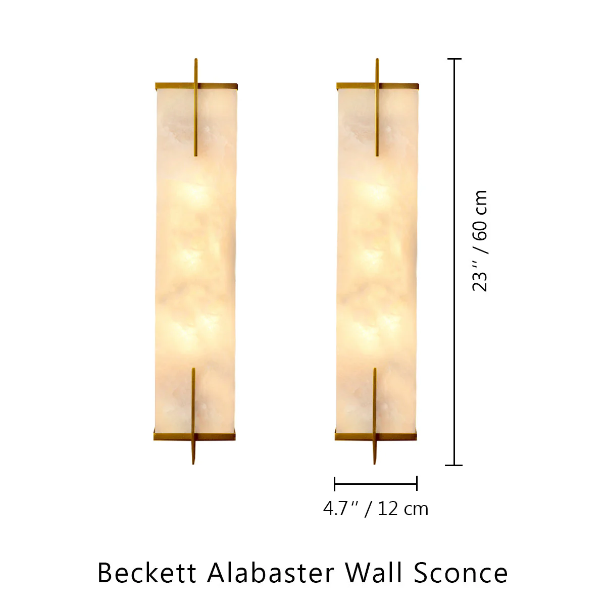 Beckett Alabaster Wall Sconce - Image 20