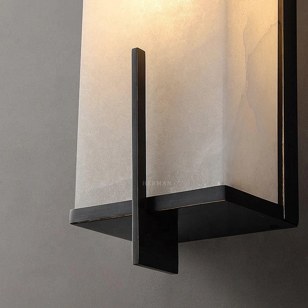 Beckett Alabaster Wall Sconce - Image 8