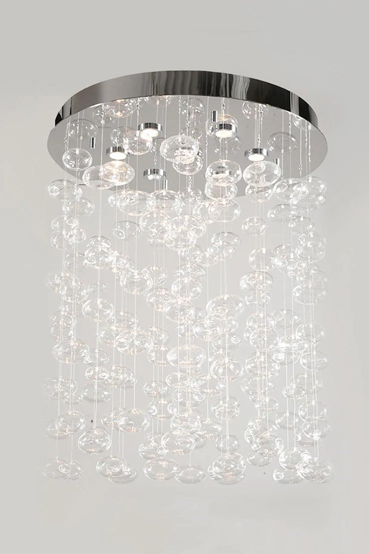 Bella Glass Bubbles Chandelier - Image 3