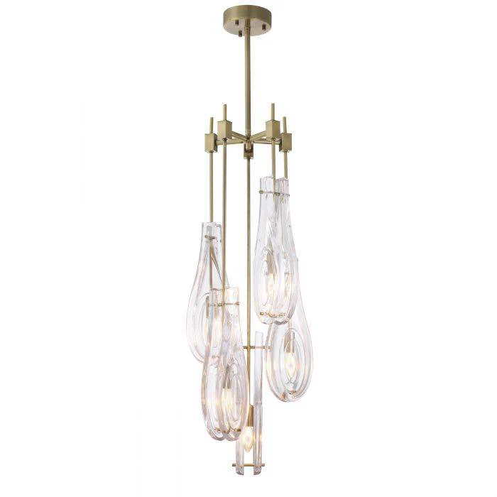 Bellano Modern Brass Chandelier [S/L] - [Brass/Bronze] - Image 6