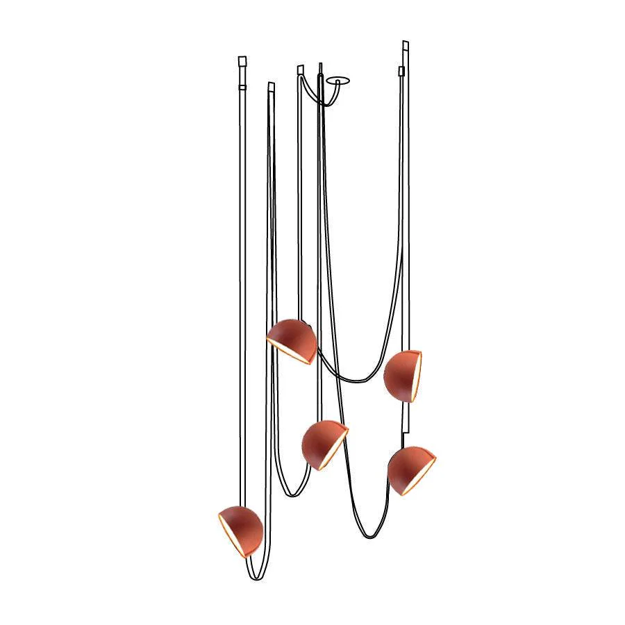 Belts Combination Leather Pendant Light - Image 13