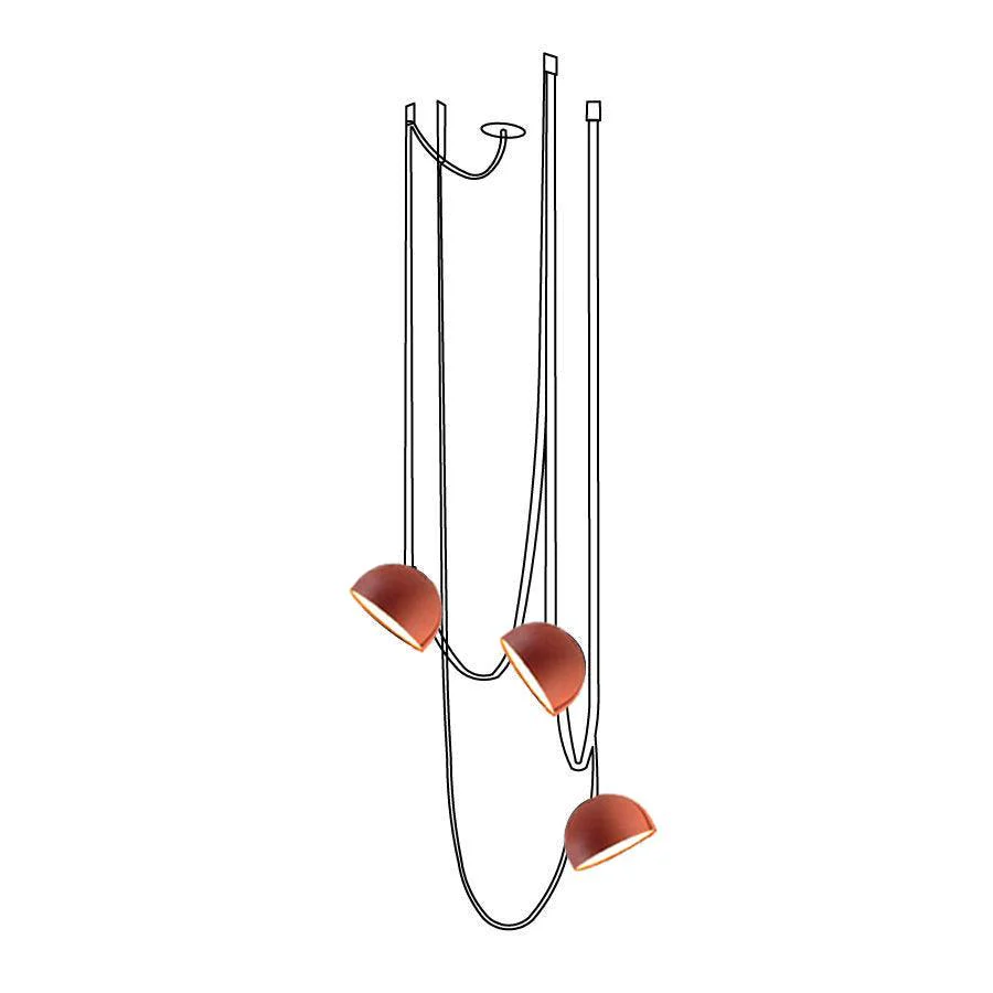 Belts Combination Leather Pendant Light - Image 14