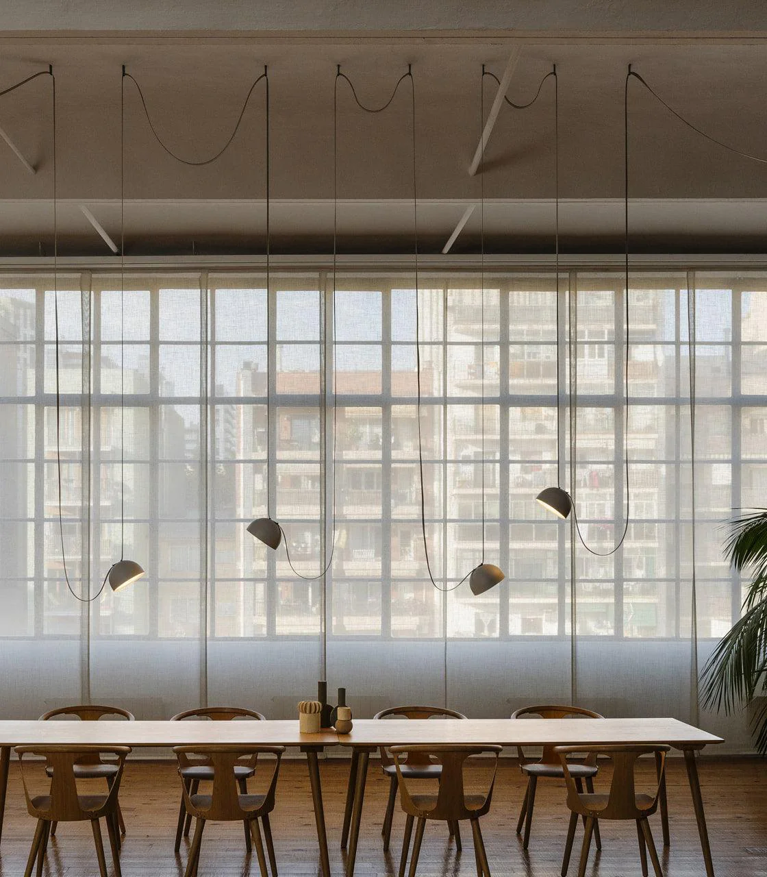 Belts Combination Leather Pendant Light - Image 3