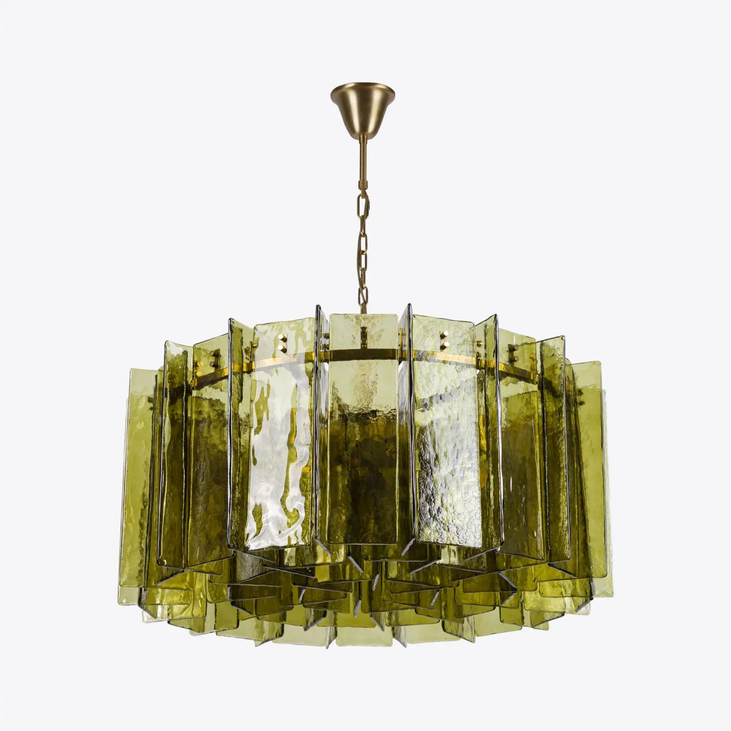 Berlin Chandelier Bottle Green 35" W 47" W - Image 3