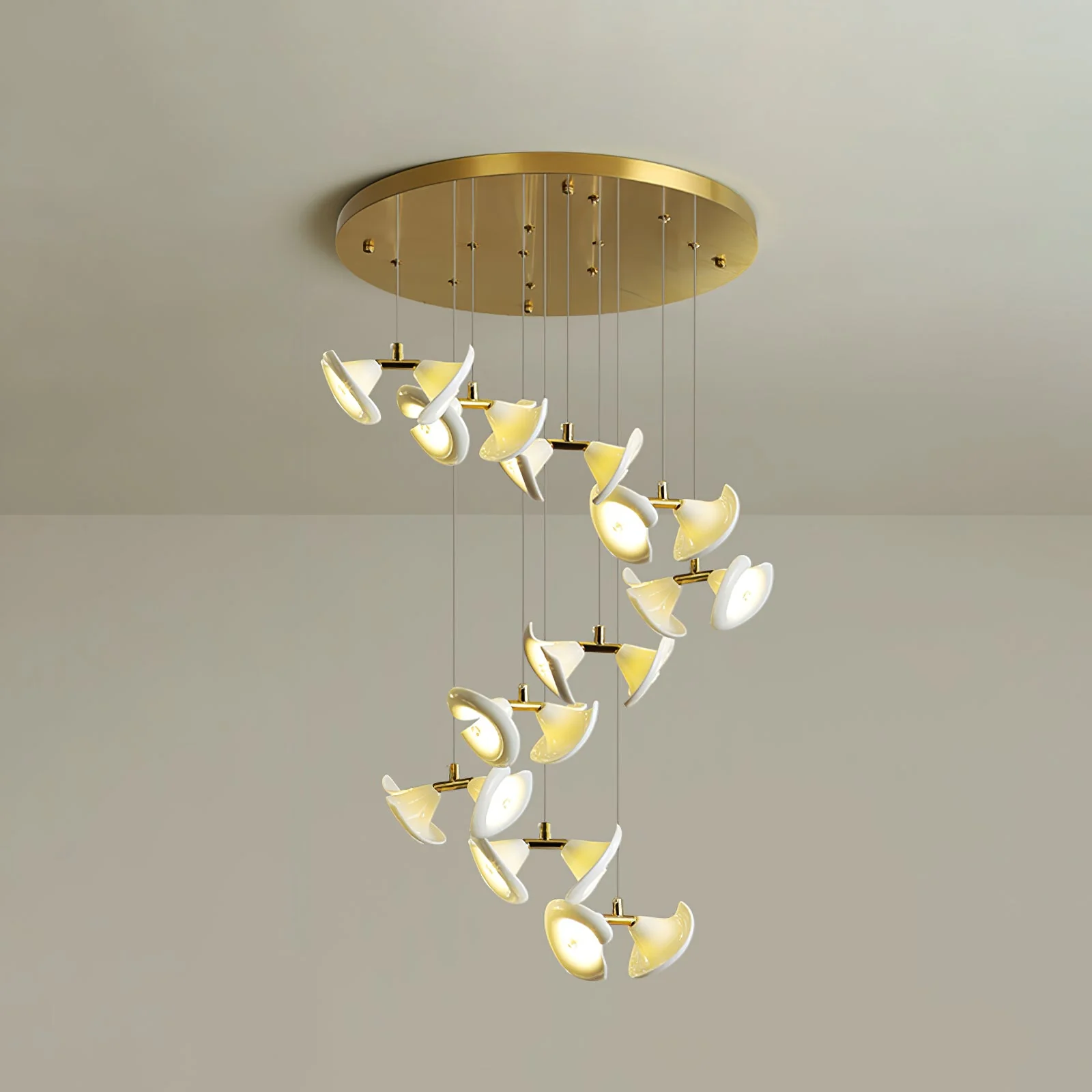 Blossom Double Horn Chandelier - Image 10