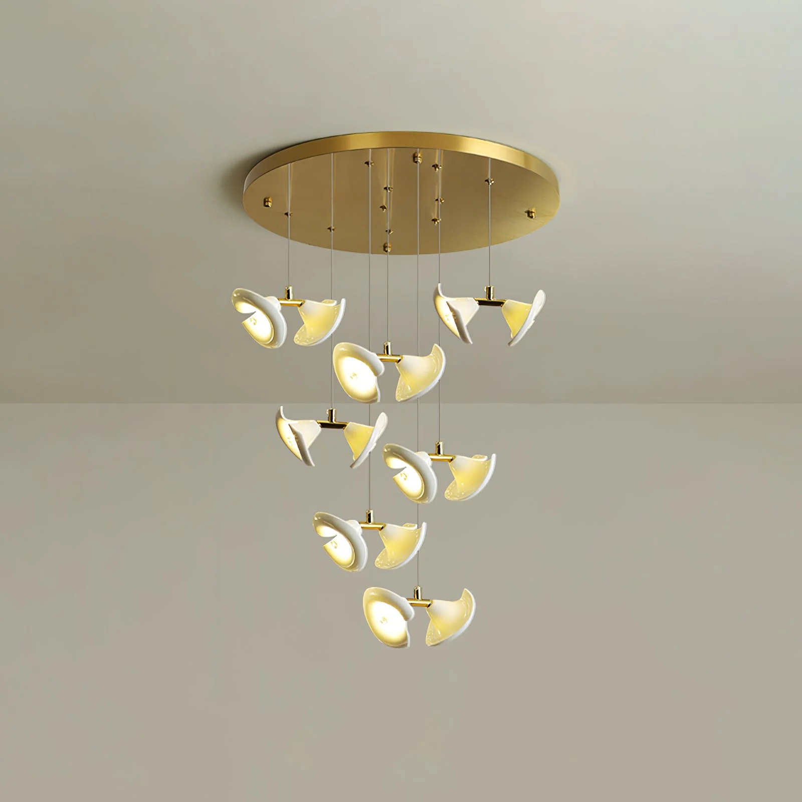 Blossom Double Horn Chandelier - Image 12