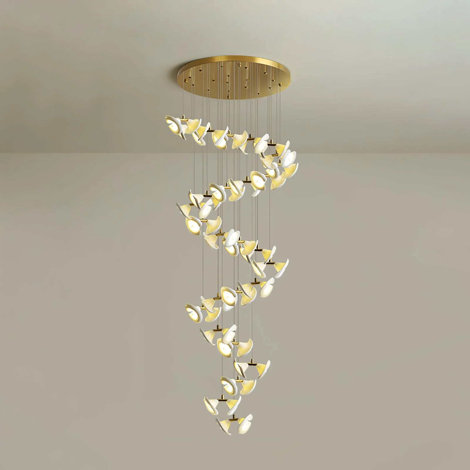 Blossom Double Horn Chandelier - Image 13