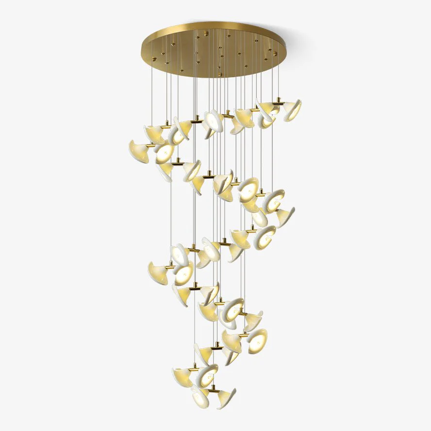 Blossom Double Horn Chandelier - Image 2