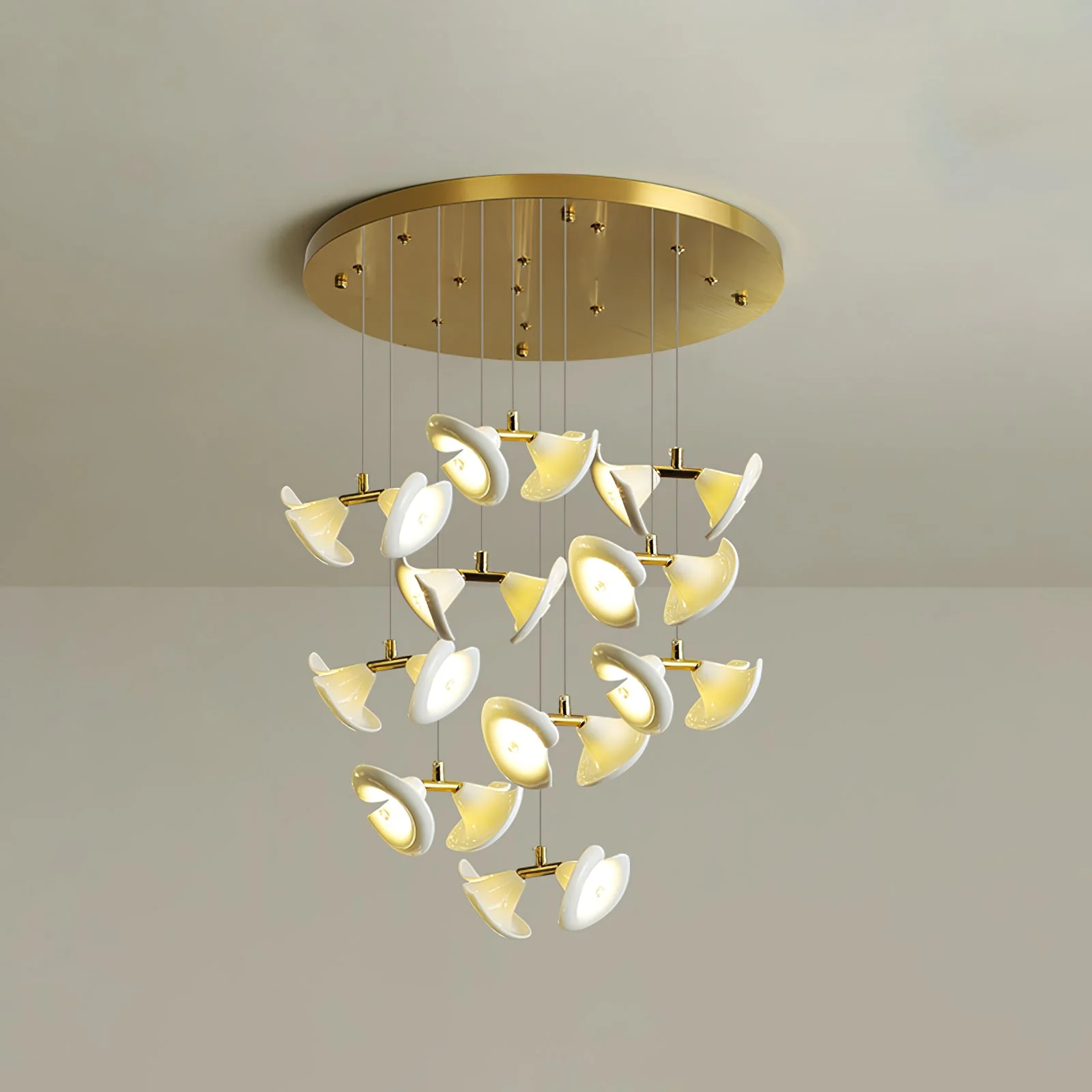 Blossom Double Horn Chandelier - Image 23