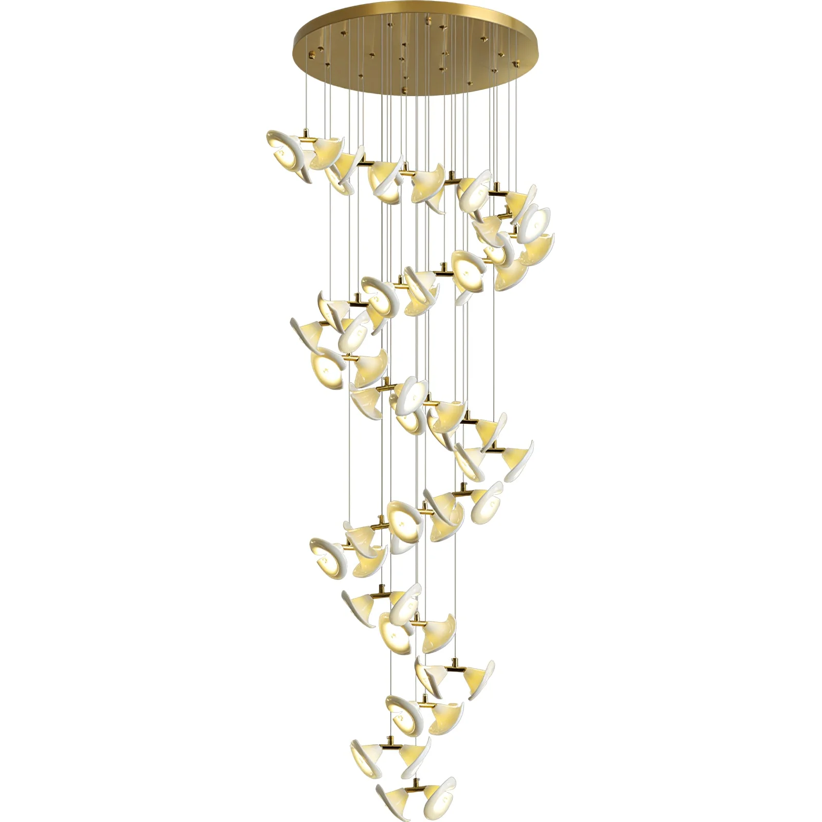 Blossom Double Horn Chandelier - Image 32