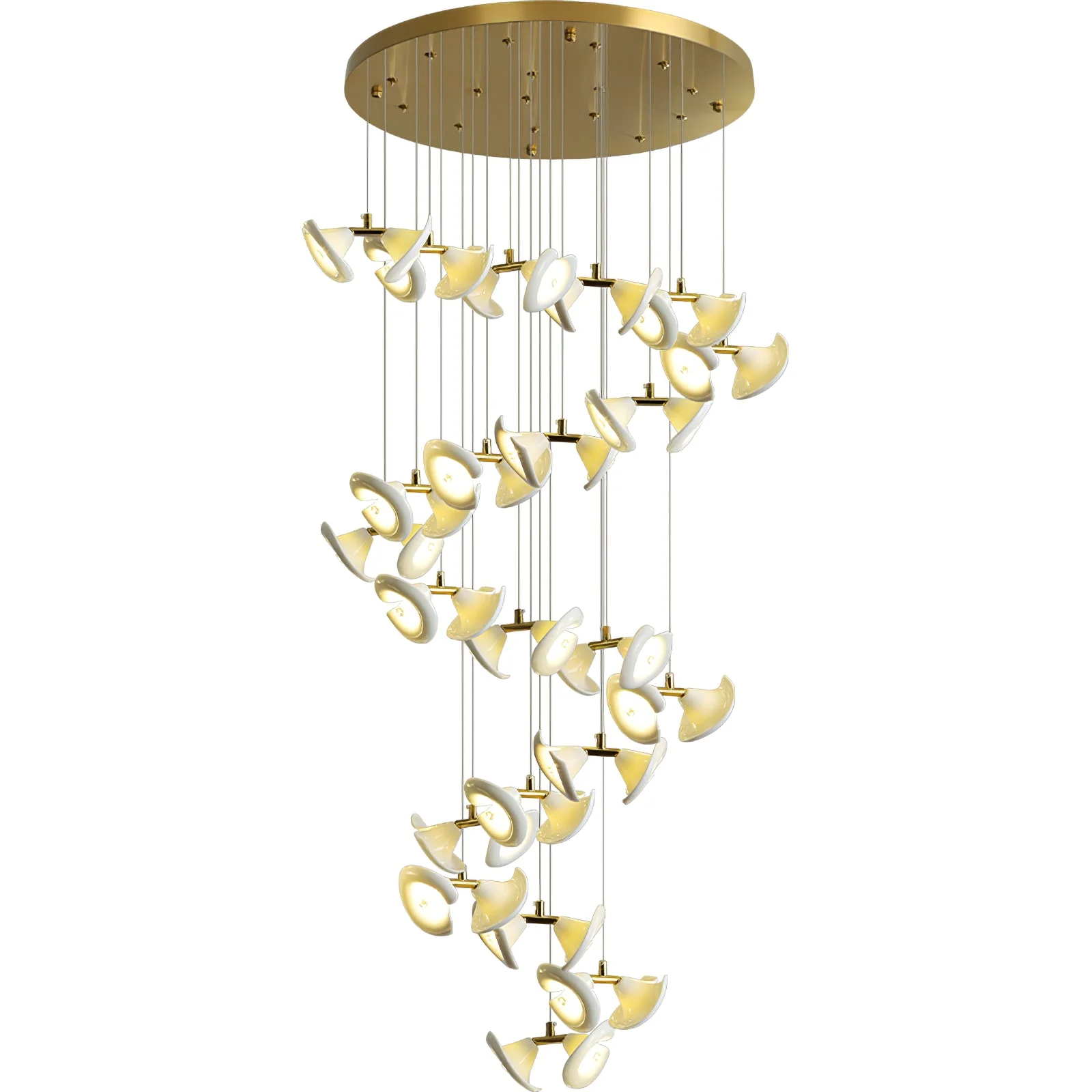 Blossom Double Horn Chandelier - Image 33