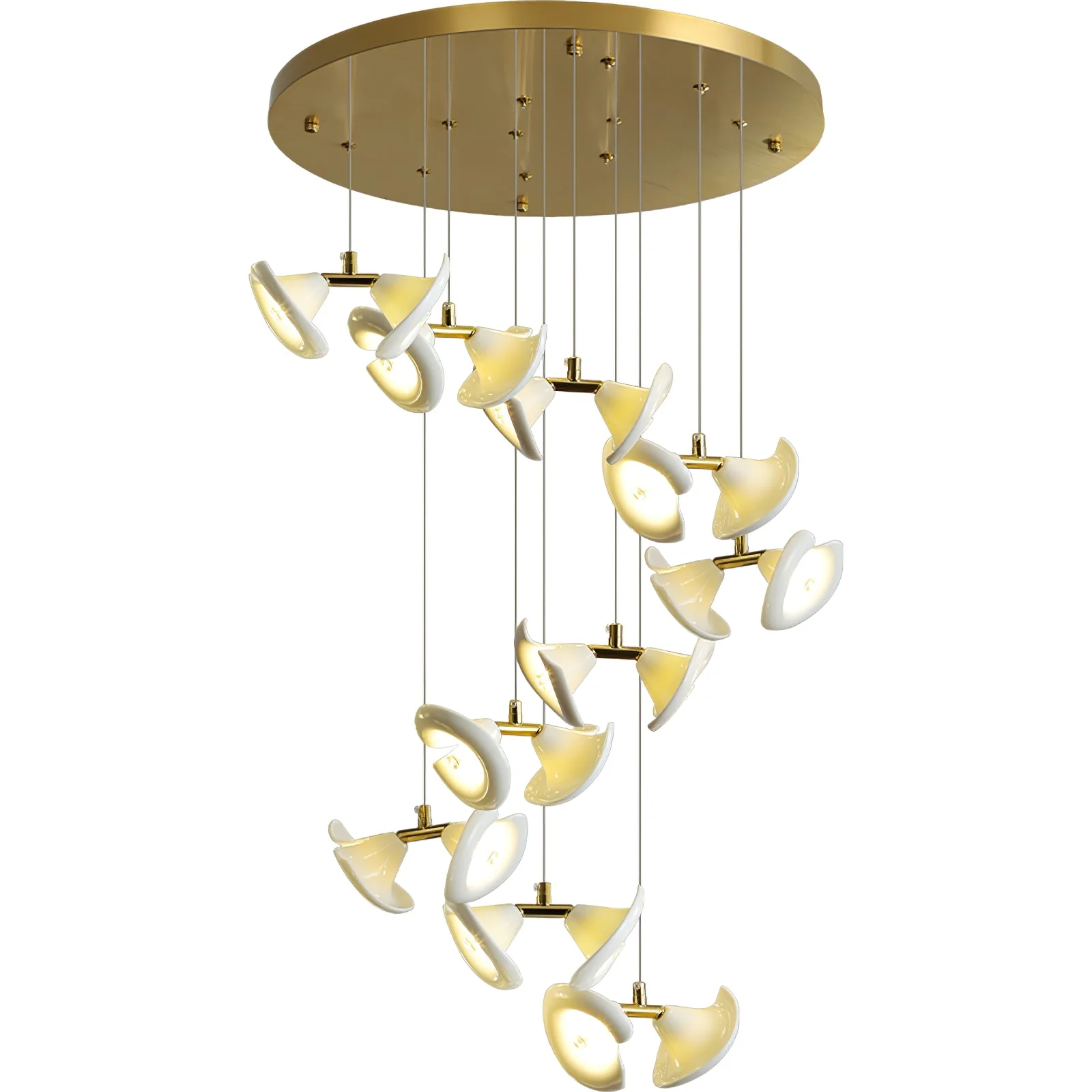 Blossom Double Horn Chandelier - Image 35