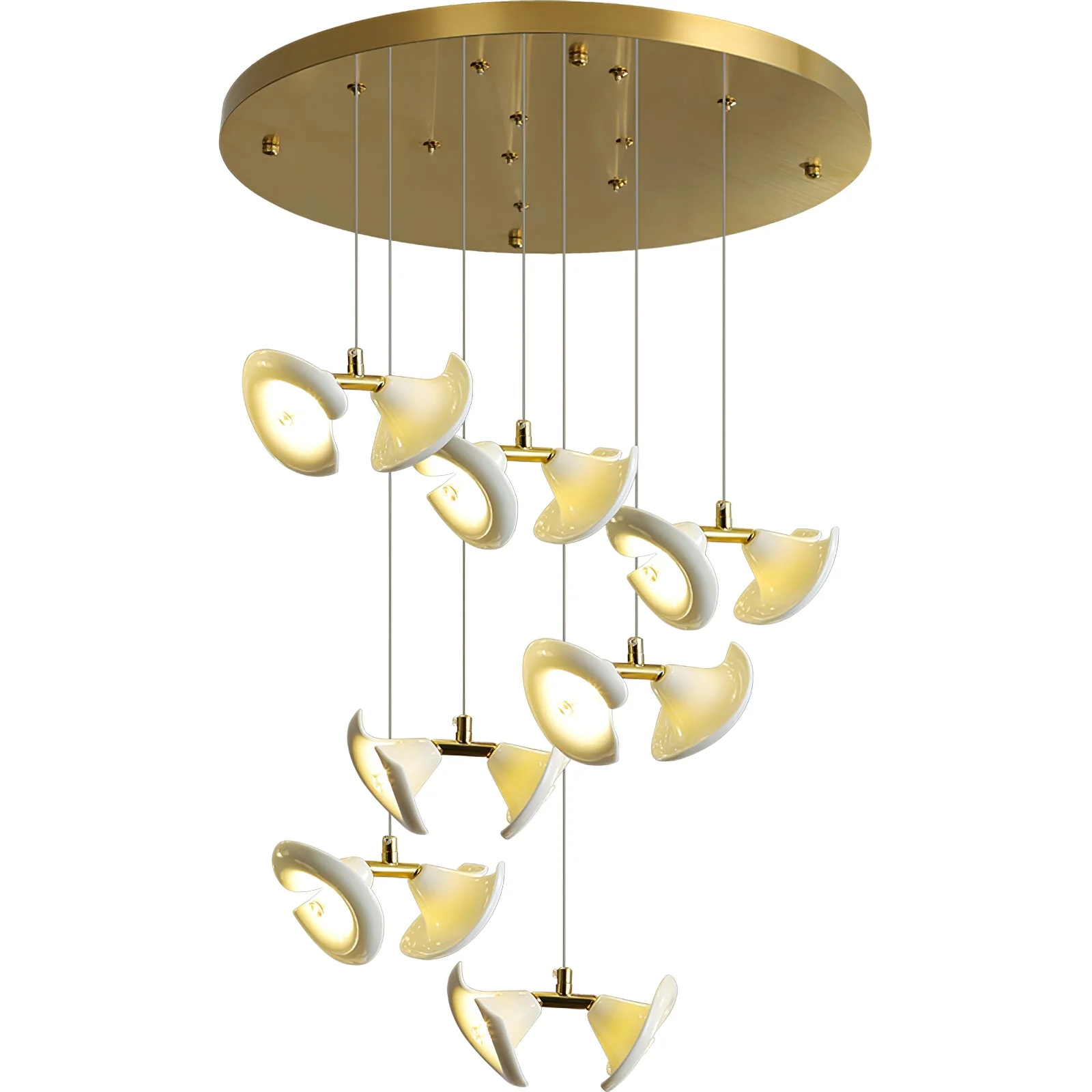Blossom Double Horn Chandelier - Image 36