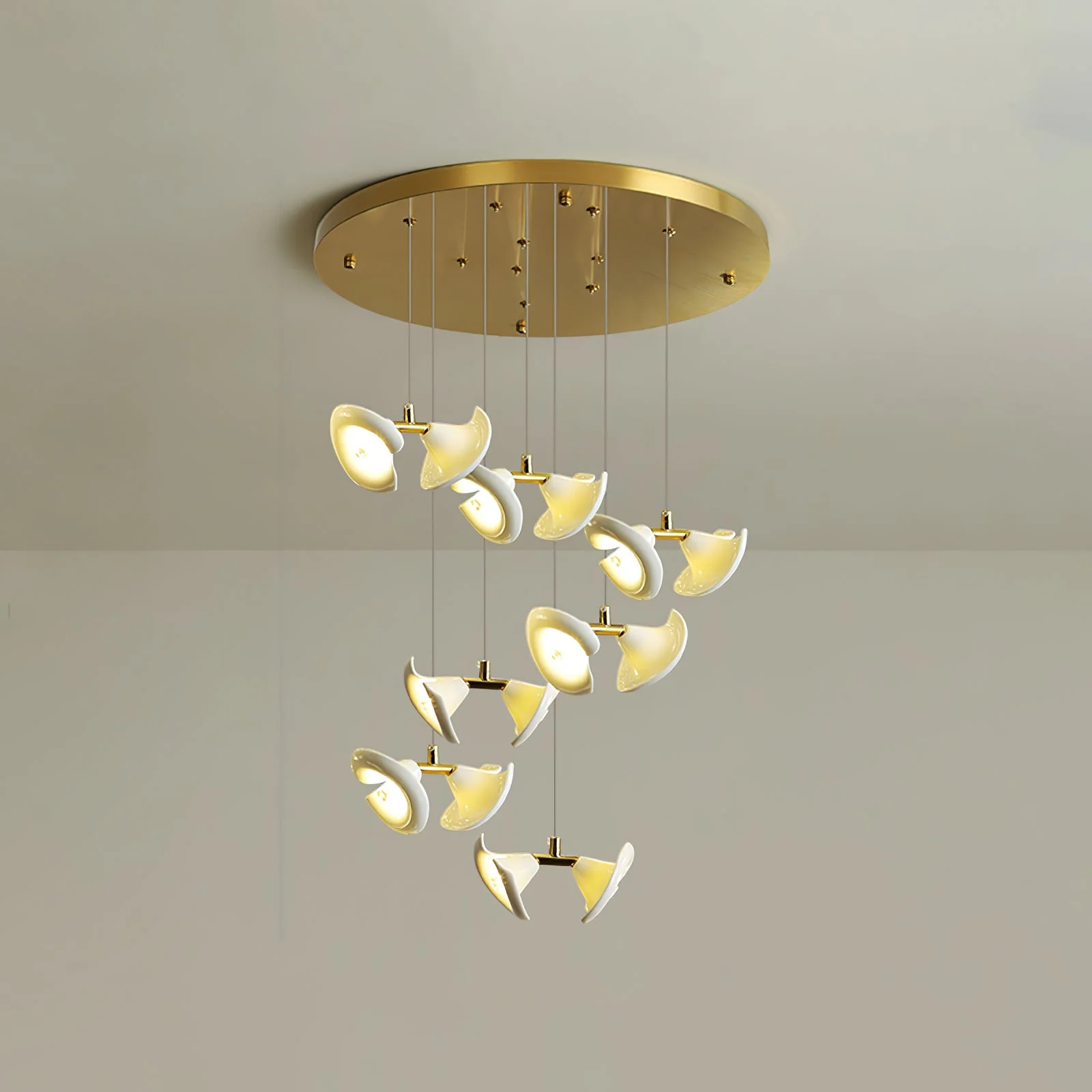 Blossom Double Horn Chandelier - Image 41
