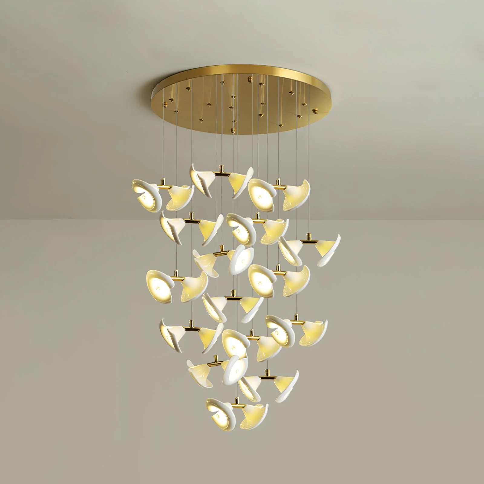 Blossom Double Horn Chandelier - Image 44