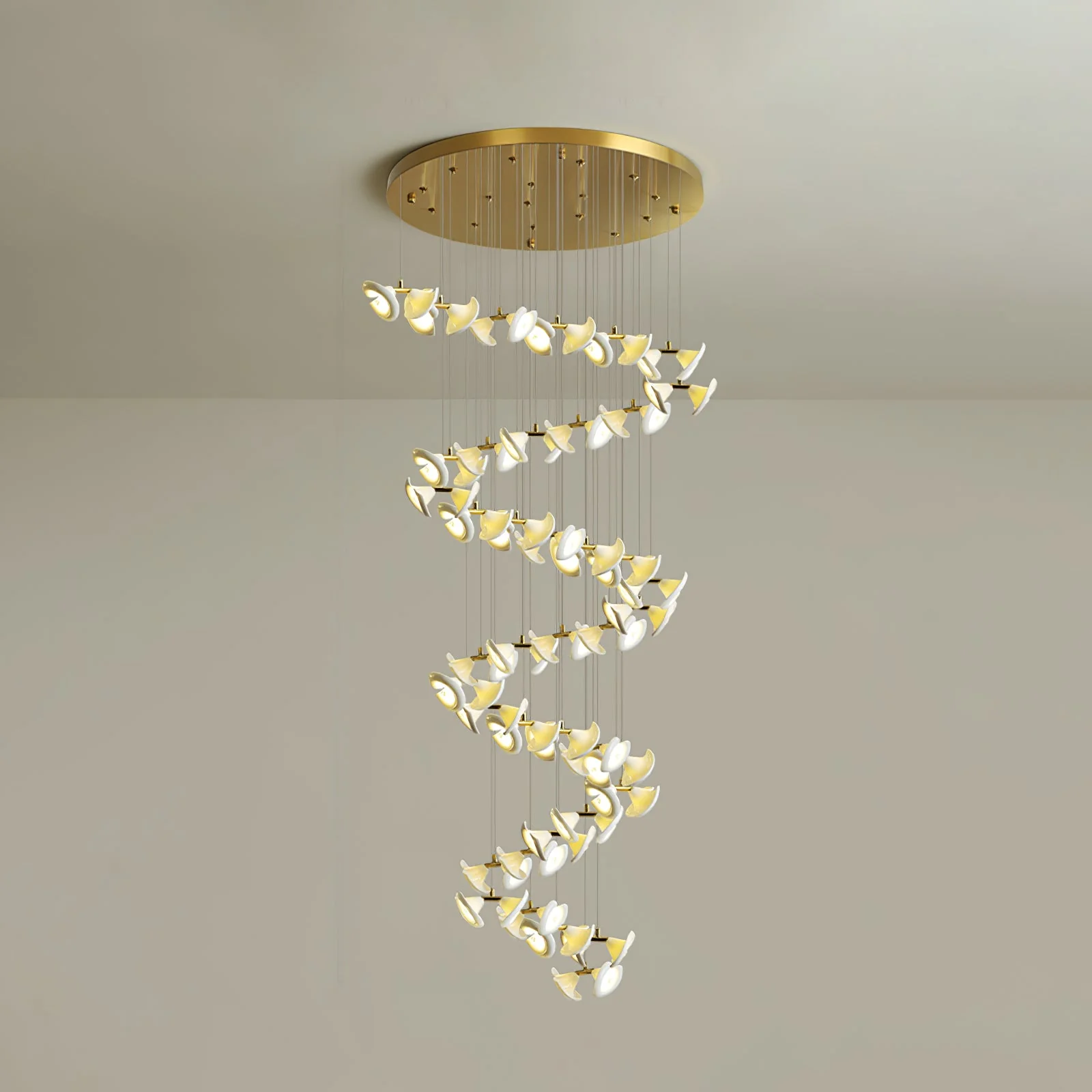 Blossom Double Horn Chandelier - Image 49