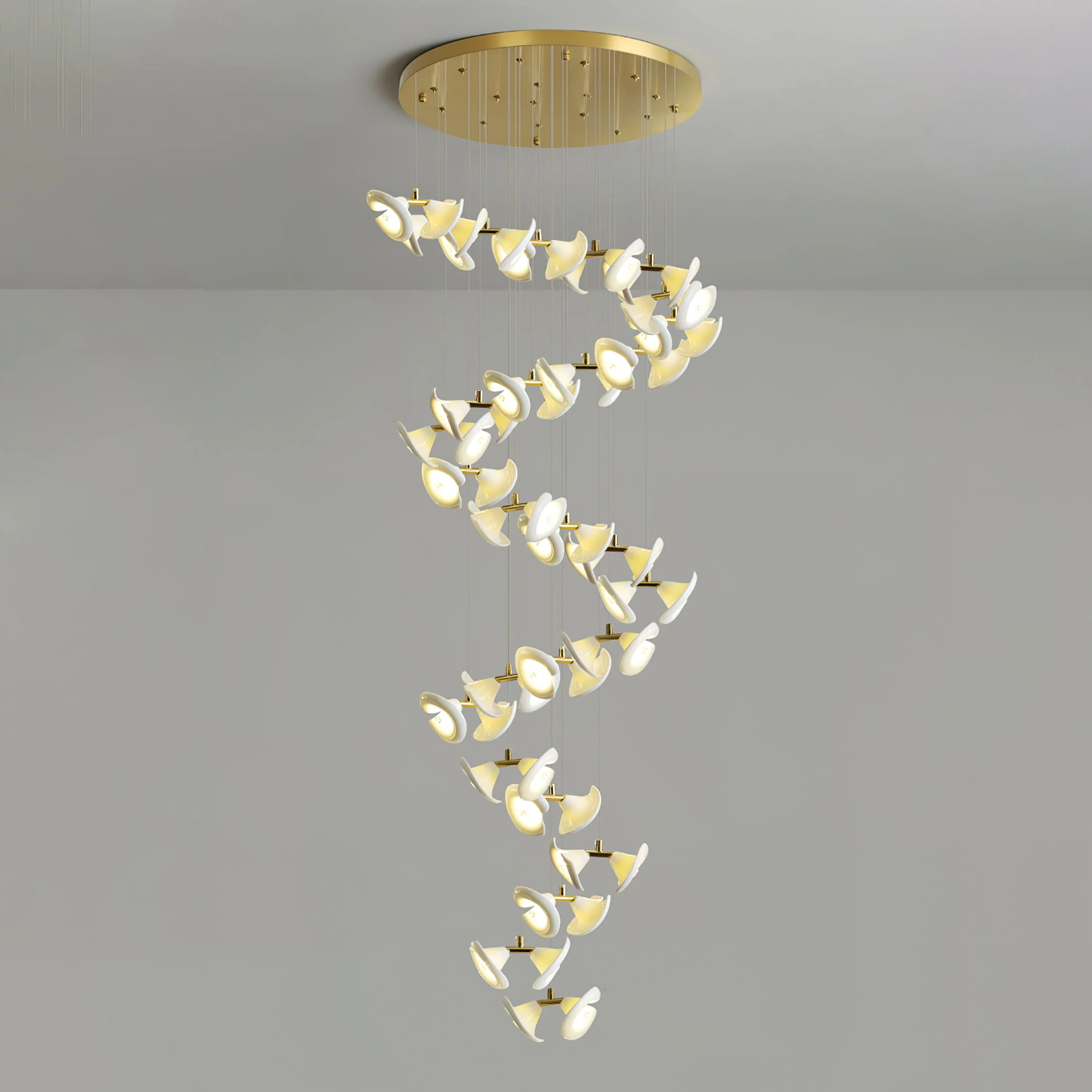 Blossom Double Horn Chandelier - Image 8