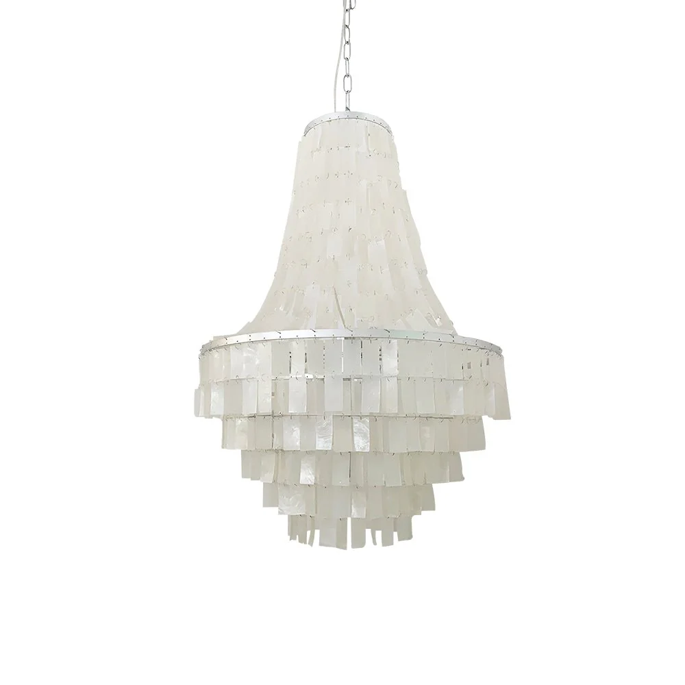 Boho Shell Tiered Chandelier - Image 15