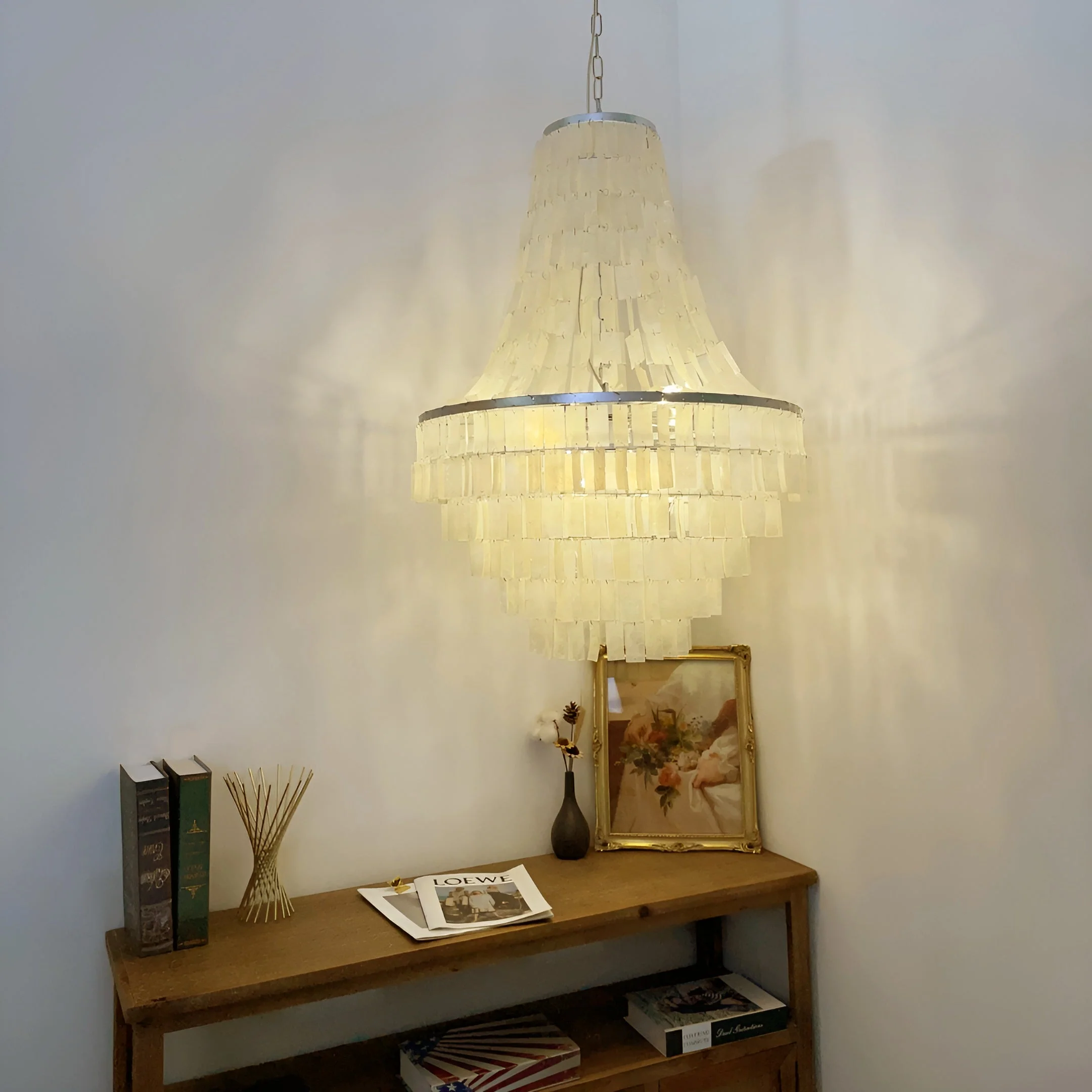 Boho Shell Tiered Chandelier - Image 24