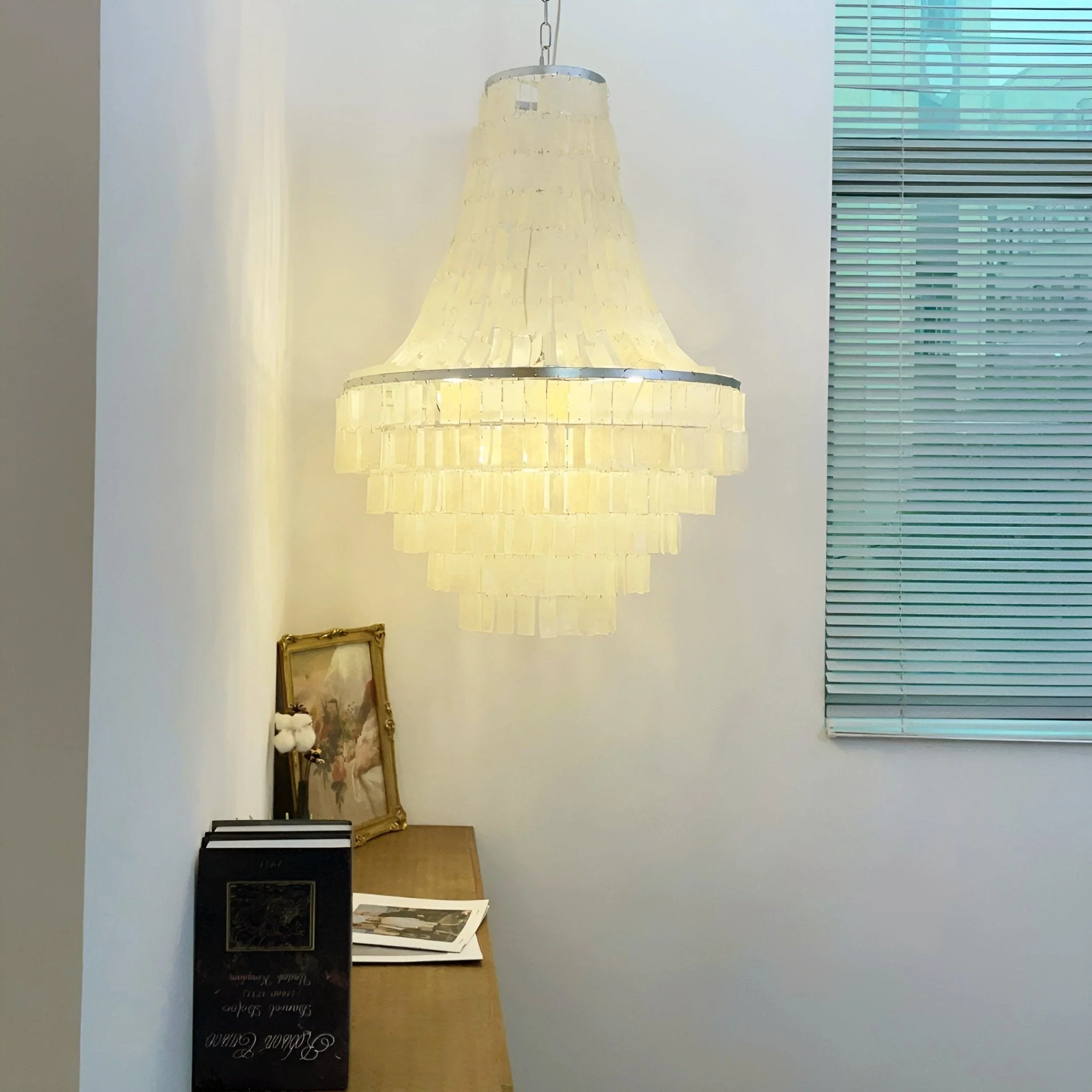 Boho Shell Tiered Chandelier - Image 4