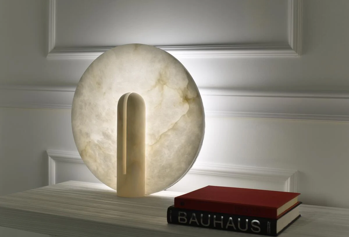 Bonnie Alabaster Table Lamp - Image 5