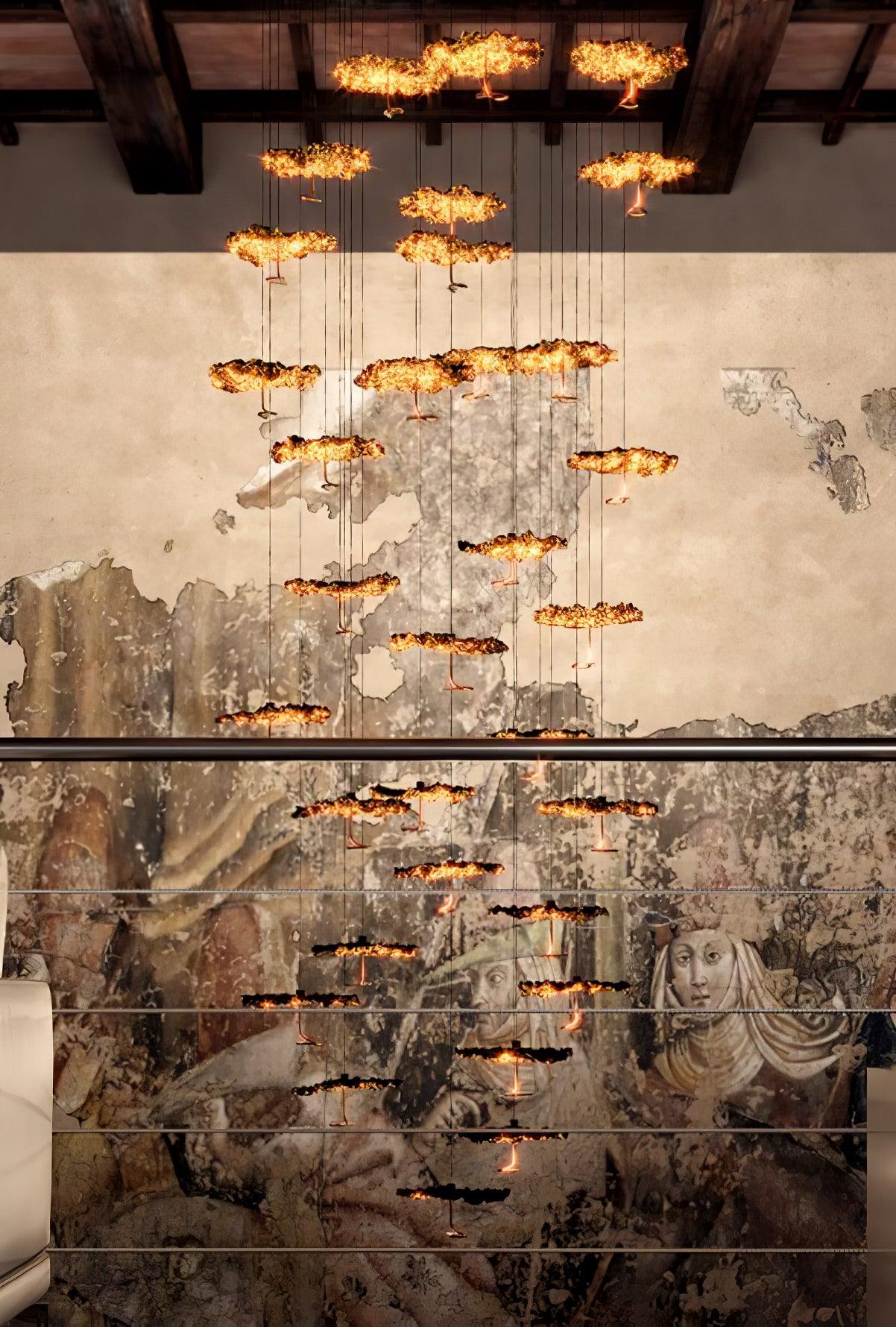 Brass Aviary Constellation Chandelier - Image 10