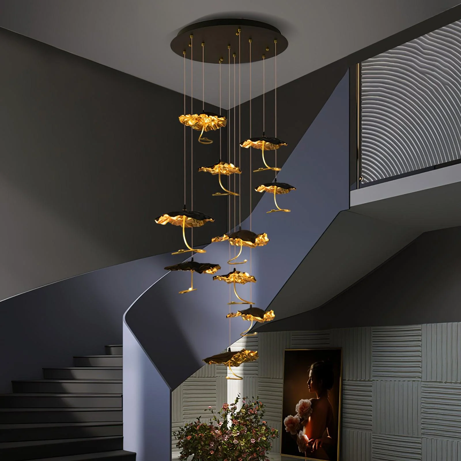 Brass Aviary Constellation Chandelier - Image 36