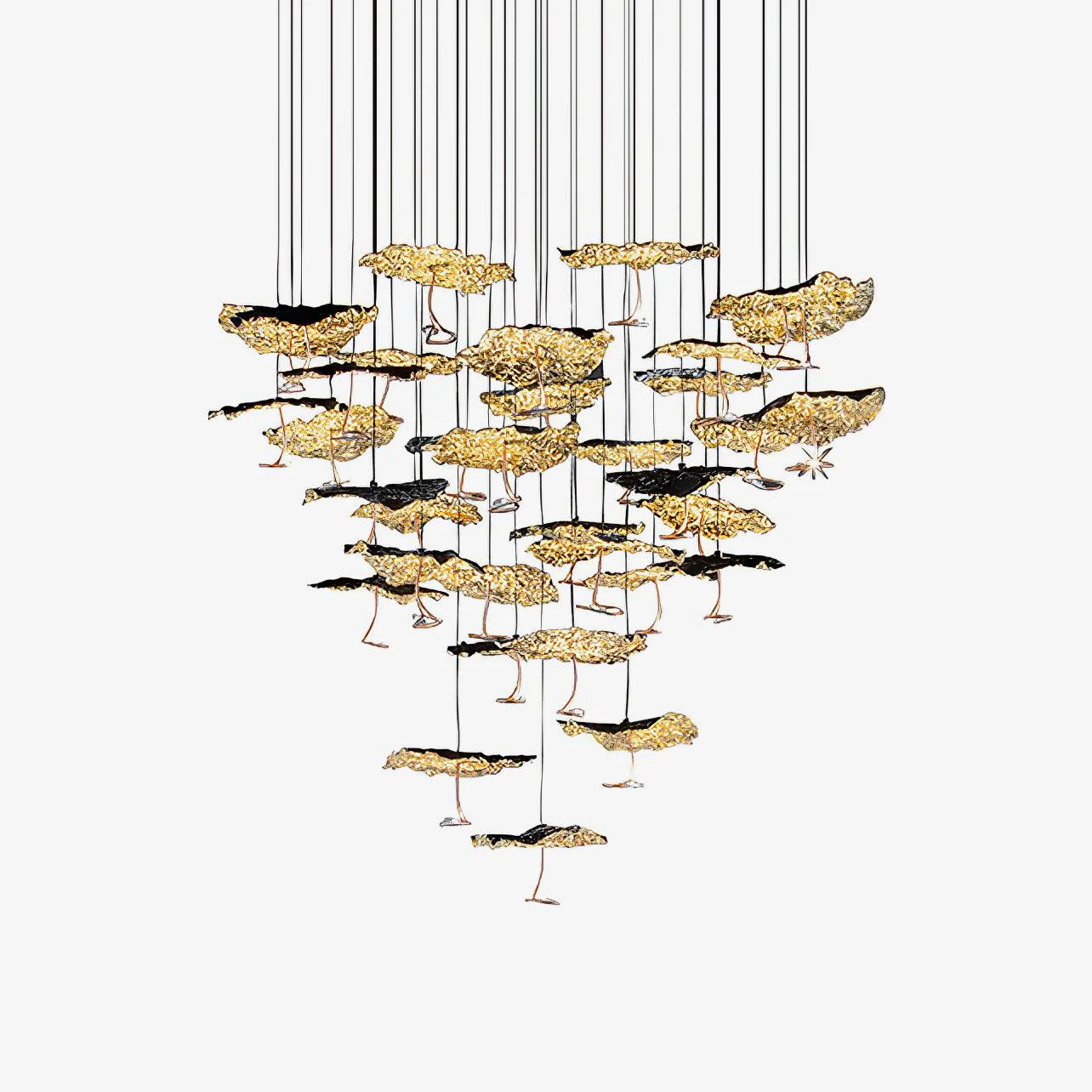 Brass Aviary Constellation Chandelier - Image 4
