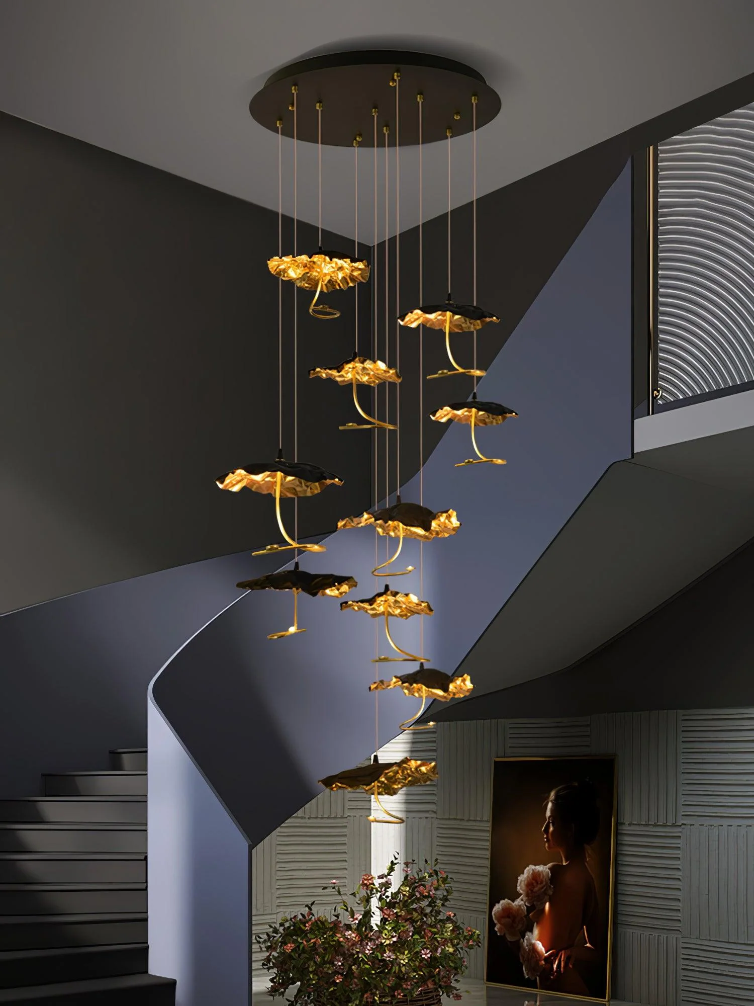 Brass Aviary Constellation Chandelier - Image 41