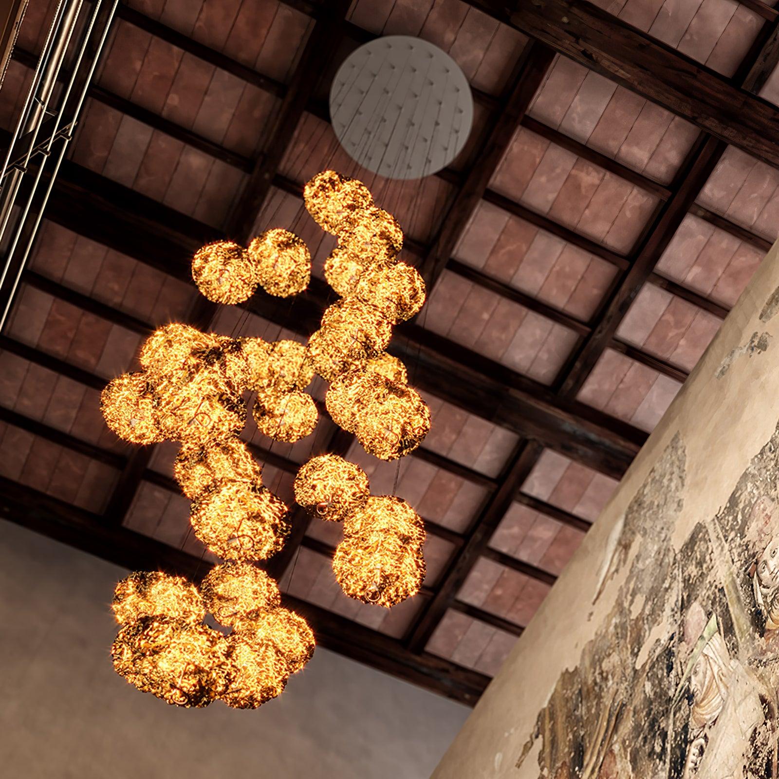 Brass Aviary Constellation Chandelier - Image 59