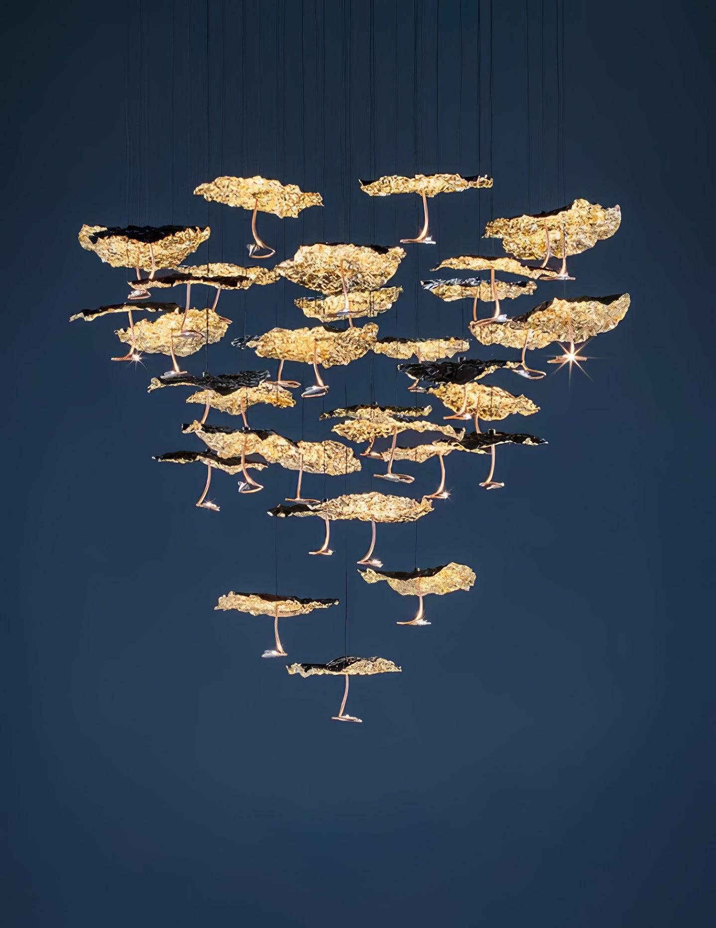 Brass Aviary Constellation Chandelier - Image 6
